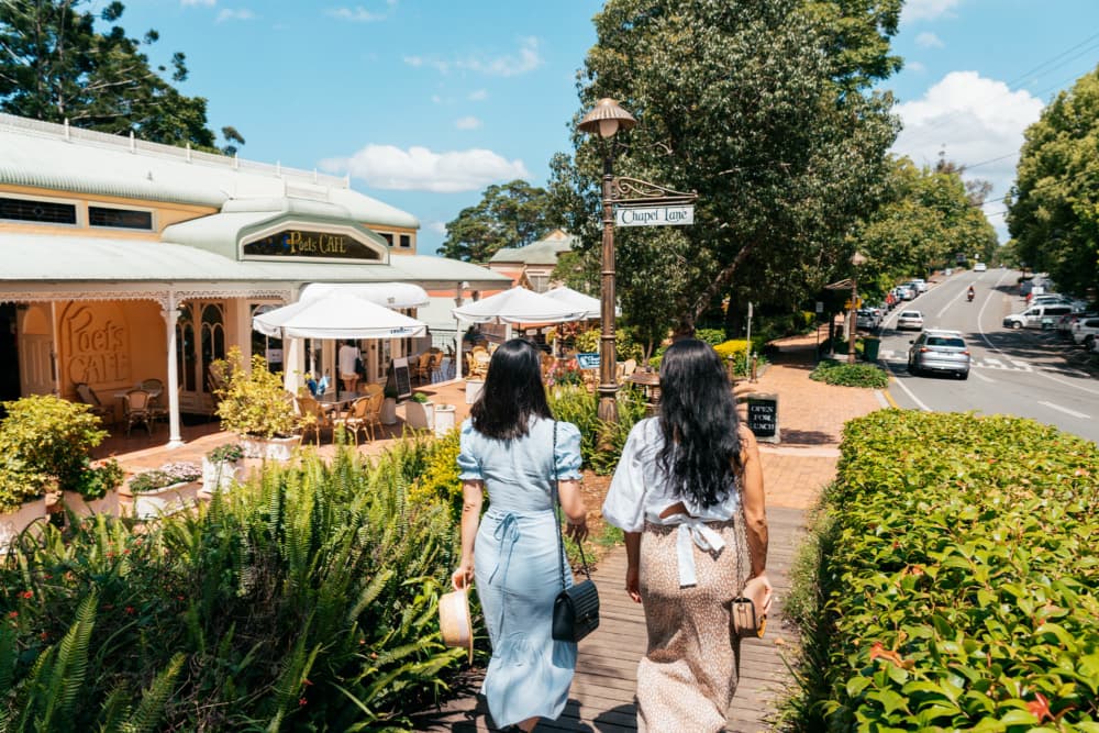 Montville Alpine Village main street